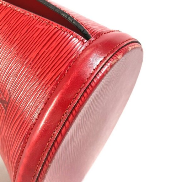 LOUIS VUITTON Epi Cluny bag shawl Shoulder Bag Epi Leather Red - Picture 5 of 15